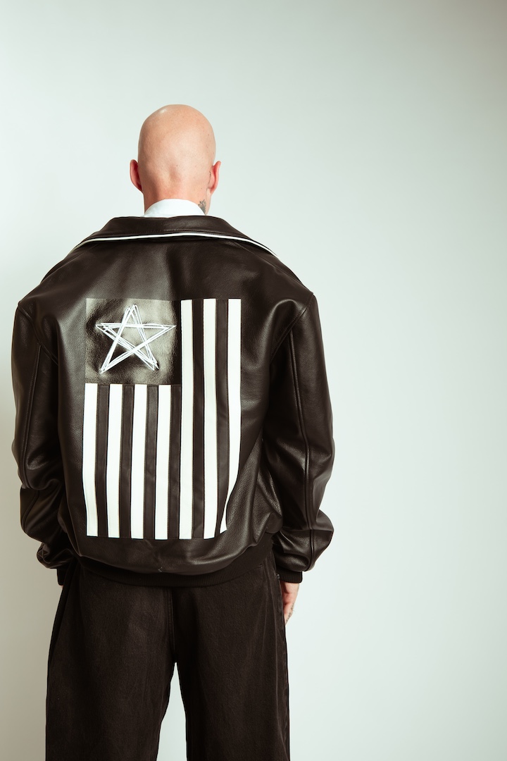 Manifesto Leather Jacket - Image 3